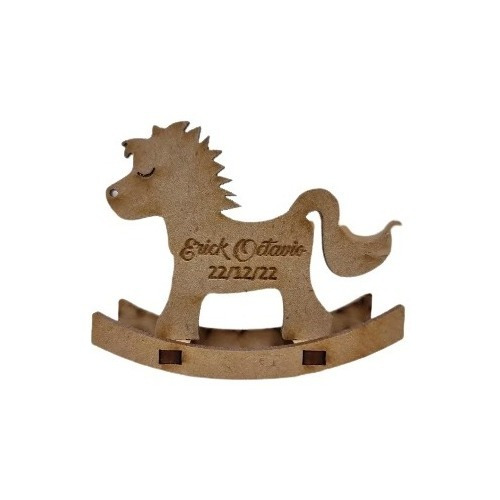 Caballito De Madera Souvenir Dreammakerdeco Mdf