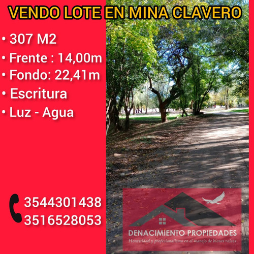 Se Vende Lote En Mina Clavero