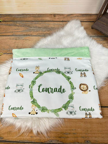Manta Personalizada Mais De 250 Temas Disponíveis Cor Branco Animais