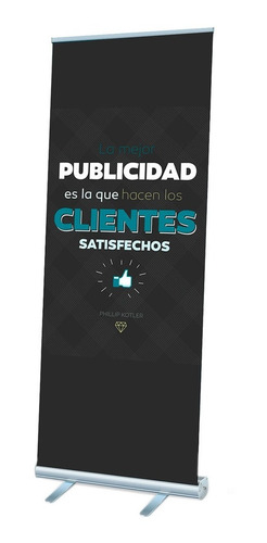 Imagen 1 de 4 de Banner Roll Up 80 X 200 Cms