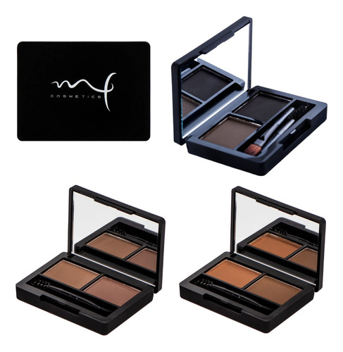 Lote 3 Sombra Para Ceja Marifer Cosmetics