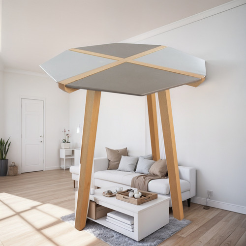 Mesa De Centro Octagonal