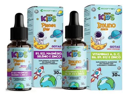 comprar Vit. Kids Foco + Imuno Magnesio Vit A D3 C B1 B12 B6 B9 B12