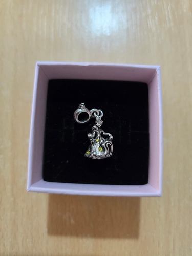 Charm Colgante De Bella Dress Dancing La Bella Y La Bestia Plateado