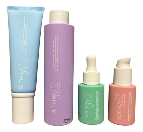 Set Facial Summer Glow Piel Joven Terramar 4 Pzs