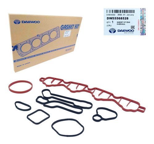 Imagen 5 de 9 de Kit Juego Empacaduras Chevrolet Cruze 2011 2012 2013 Origina
