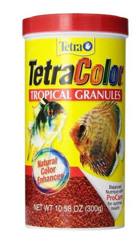 Alimento Peces Tetra Color Granulado 300 Gramos | Acuario