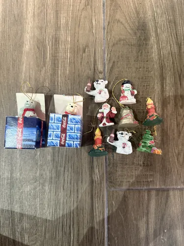 comprar Adornos Navideños Coca Cola Originales Vintage Polar Retro