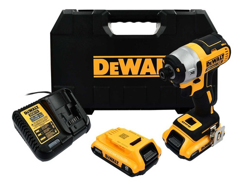 Llave De Impacto 20v Brushless Dewalt Dcf887d2-b3 Color Amarillo