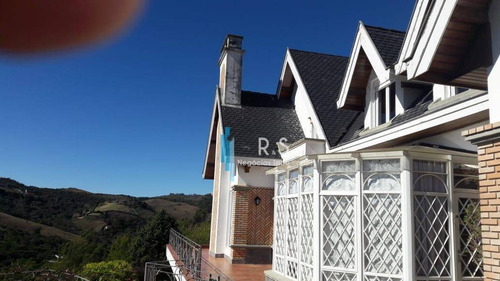 Casa Com 5 Dormitórios À Venda, 655 M² Por R$ 6.800.000 - Alto Do Capivari - Campos Do Jordão/sp - Ca0533
