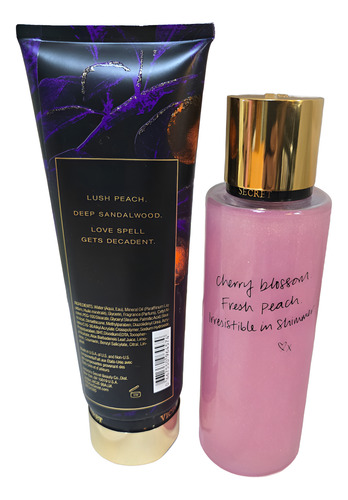 Victoria's Secret Love Spell Noir Combo Shimmer Crema+splash