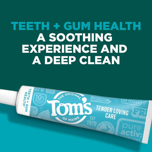 Toms De Maine Pureactiv Dientes De Goma Salud Gel De Pasta D
