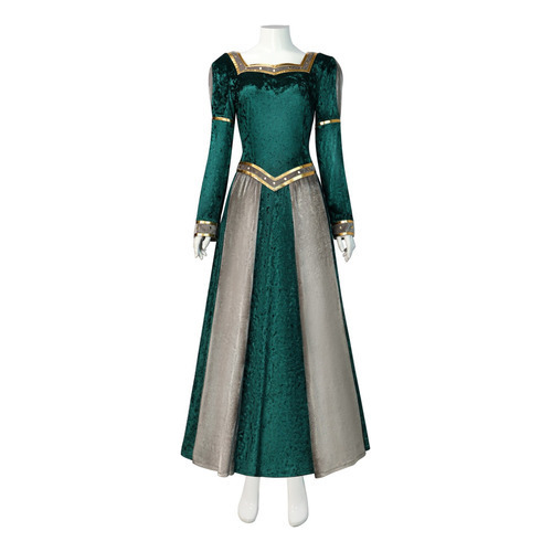 Vestido De Mujer Movie Princess Traje Verde Traje Fiona