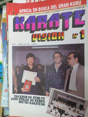 Revista Karate , Visión N° 1-agosto 1982 , Artes Marciales