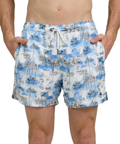 Short Traje Baño Hombre Brooksfield Print Importado 6717b