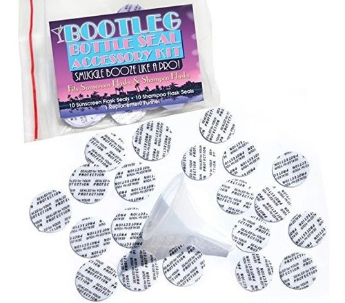 Botella De Contrabando Sello 20-pack Kit De Accesorios. Prot