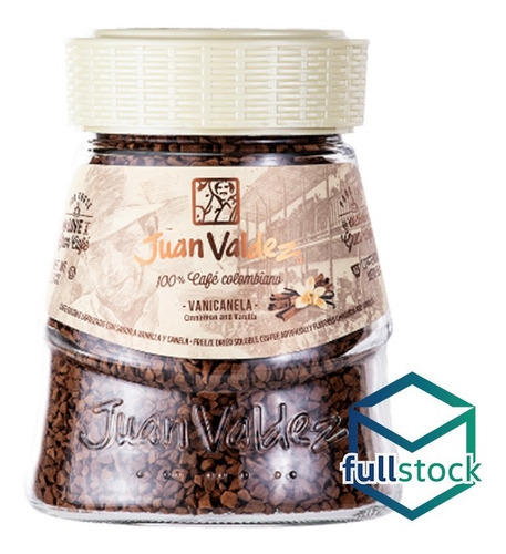 Cafe Juan Valdez Instantaneo Vainilla Y Canela 95g 63 Tazas