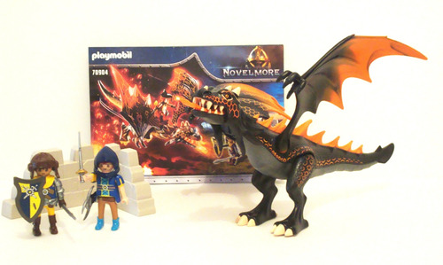 Playmobil 70904 Novelmore Ataque Dragon Con Faltantes Leer