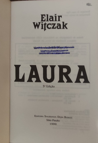 Laura - Série Novos Adultos - Nº 4 (Usado)