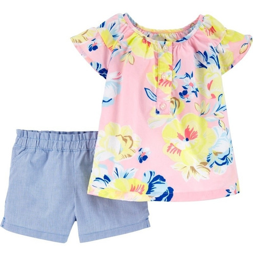 Set Carters 2 Piezas Blusa O Polera Con Short Diseño