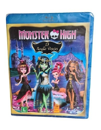 Blu-ray Monster High 13 Monster Desejos Lacrado