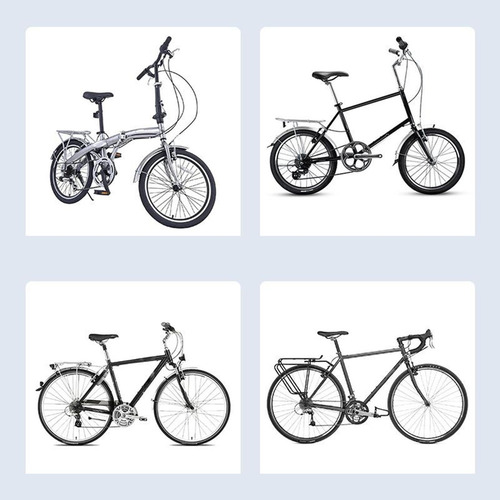 M Cesta Trasera Para Bicicleta, Estante De Negro Con Tapa