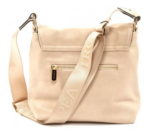 Cartera bandolera Tropea Cuoio color beige