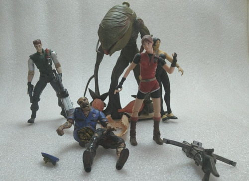 Resident Evil Ada Wong Ivy Claire Redfield & Zombie E Chris (Usado)