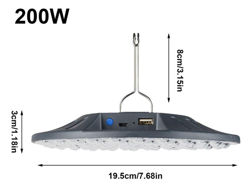 Lámpara De Camping Led Recargable Lámpara Para Tienda De Cam