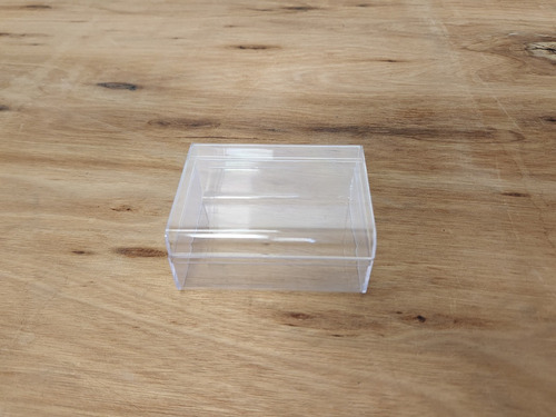 Caja Acrilico Transparente Rectangular Pack 10 Unis C/tapa