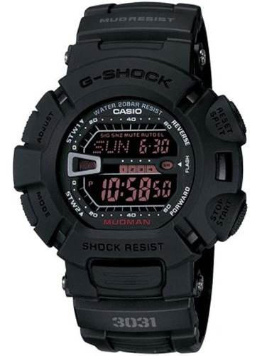 Reloj Deportivo Casio G-shock G9000ms-1cr De Resina Negra Mi