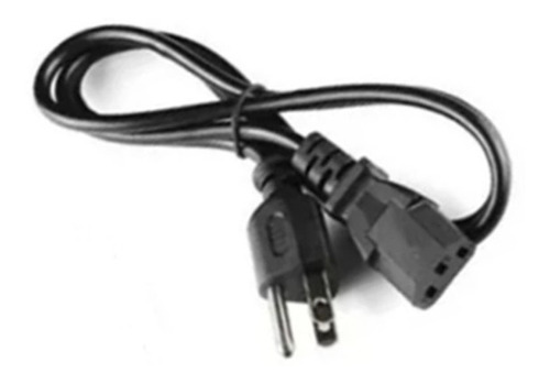 Cable Poder Corriente Computadora Monitor 3 Pínes Pc