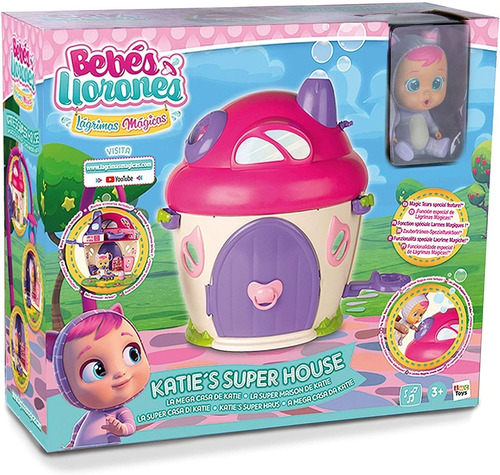Casa Katie Muñeca Bebé Llorones Cry Babies Lágrimas Mágica