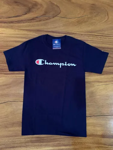 Playera champion azul sales