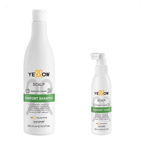 Yellow Kit Scalp Comfort Shampoo + Tónico Pieles Sensibles