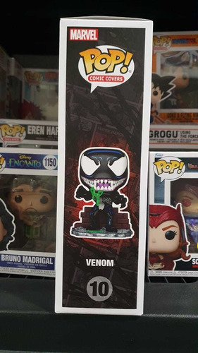 Funko Pop! Venom Glow #10 Caja Acrílico Comic Cover