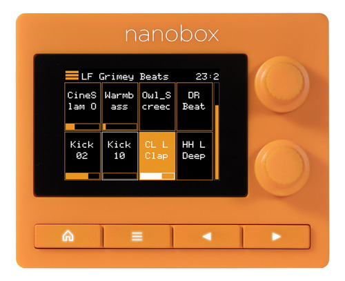 Sampler Compact Digital 1010music Nanobox Tangerine