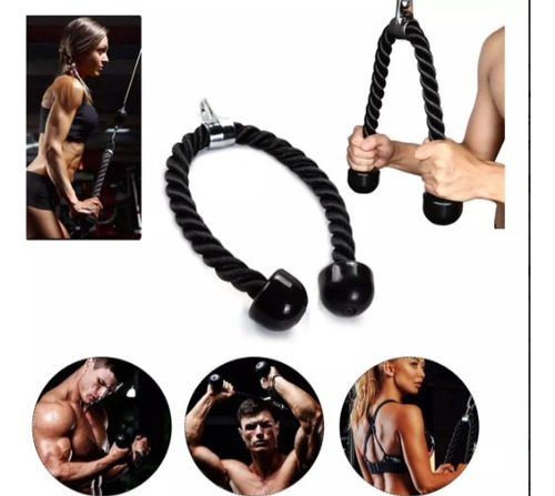 Cuerda Soga Para Triceps, Biceps Polea Mancuernas Fitness