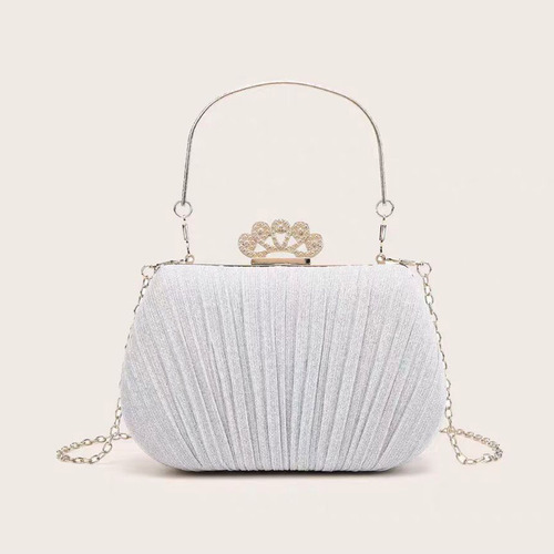 Bolsa Bandolera De Fiesta De Moda Con Cadena Para Mujer