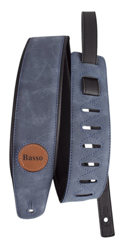 Correia Guitarra Violão Baixo Alça Basso Cla 26 Jeans 7cm