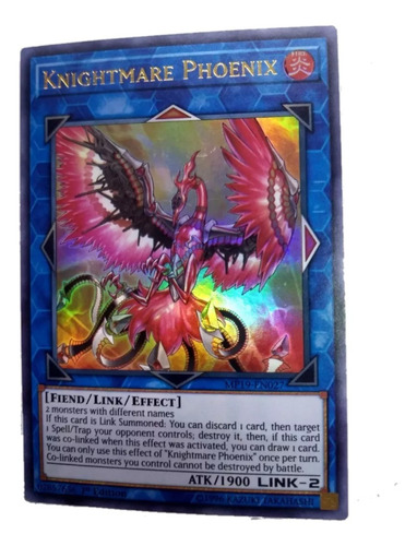 Knightmare Phoenix Yugioh Ultra Raro Buen Estado Original