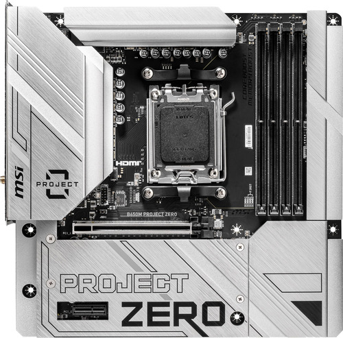 Placa Madre Msi B650m Project Zero Gaming Con Amd Ryzen