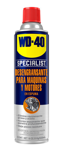 Wd-40 Desengrasante Espuma Para Motores, Autos Maquina 522ml