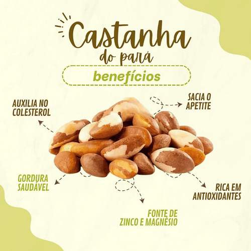 Castanha-do-Pará Tia Sônia sem glúten 80g