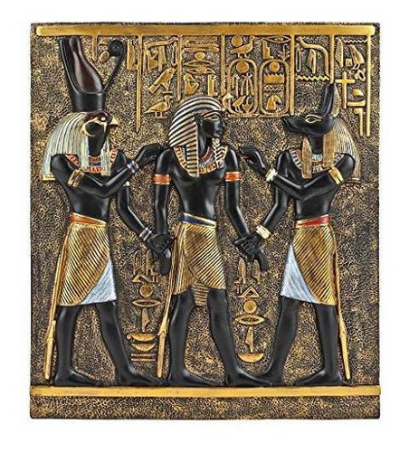 Design Toscano Ql136311 Rameses I Between Horus And Anubis F