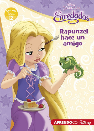 Rapunzel hace un amigo (Leo con Disney - Nivel 2), de Disney. Editorial CLIPER PLUS, tapa dura en español