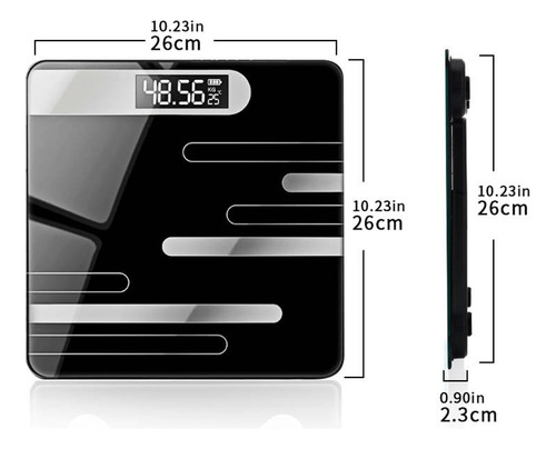 Bascula Digital Peso Personas 180 Kg Pesa Corporal Baño