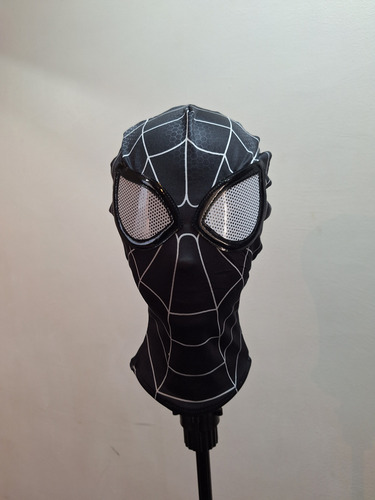 Traje Negro Mujer Araña Spiderwoman Venom Con Máscara