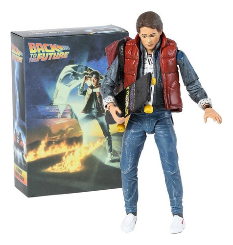 Figura De Acción Modelo De Marty Mcfly De Neca, De Regreso A