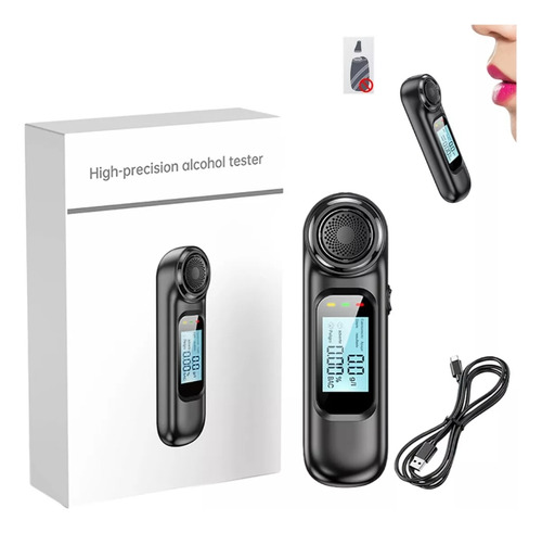 Probador De Alcohol Digital Portátil Con Pantalla Lcd De